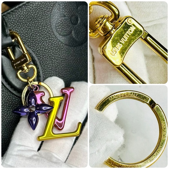 EUC Louis Vuitton Multicolor New Wave Bag Charm Key Holder - Picture 17 of 17